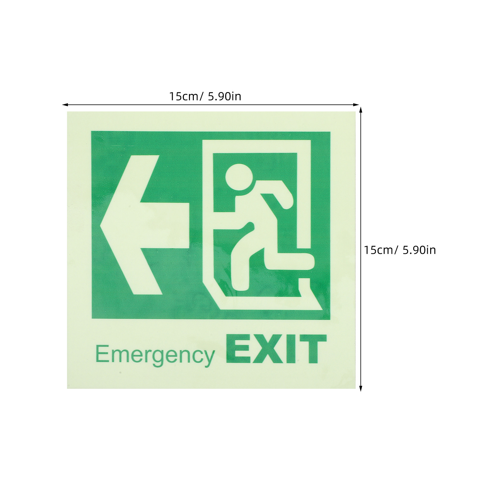 Светящаяся самоклеящаяся накле – обзор и цена Emergency Exit Sign