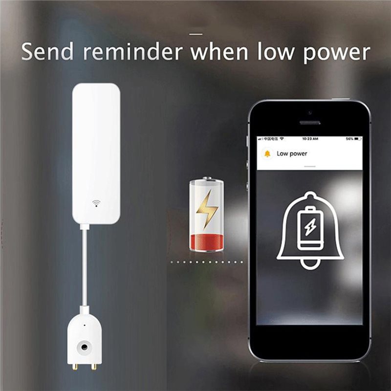 DTEN-Tuya Умный Wi-Fi датчик у – обзор и цена Water Alarm Sensor